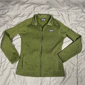 PATAGONIA GREEN BETTER SWEATER FULL ZIP JACKET  Women's Small